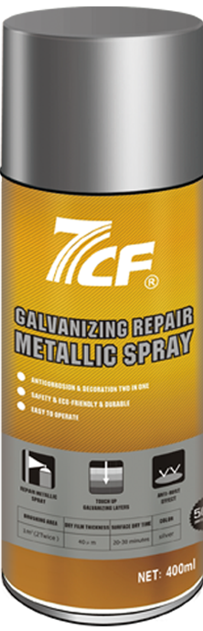 Galvani sierende Reparatur metallisches Spray