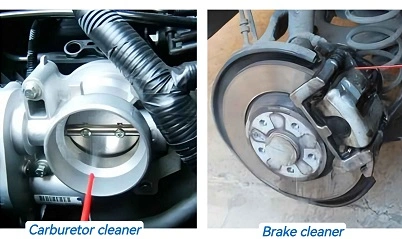 Was ist der Unterschied zwischen Brems reiniger und Carb Cleaner